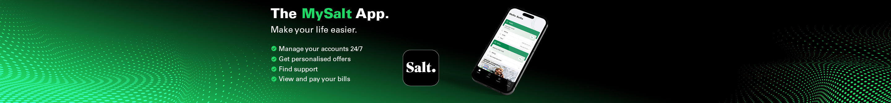 Salt support for mobile services: Need help? | Salt