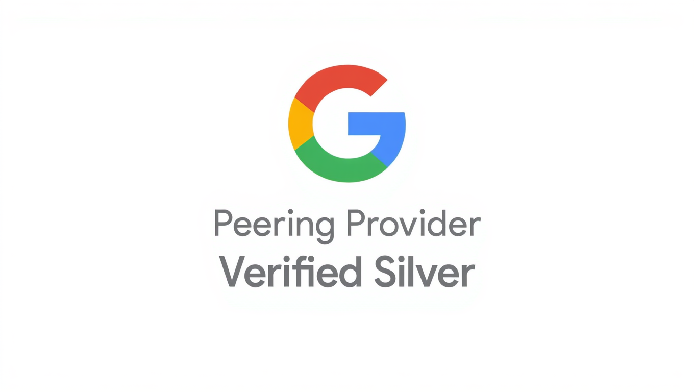 Google Peering – Verified Silver