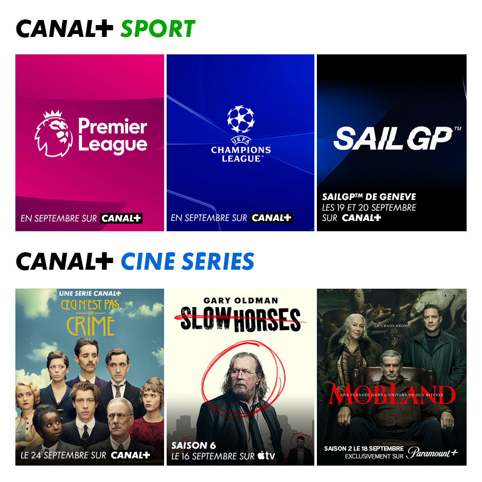 Canal+ Sport et Ciné series